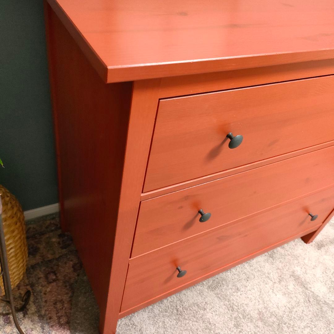 【廃盤色】IKEA HEMNES イケア ヘムネス 3段チェスト