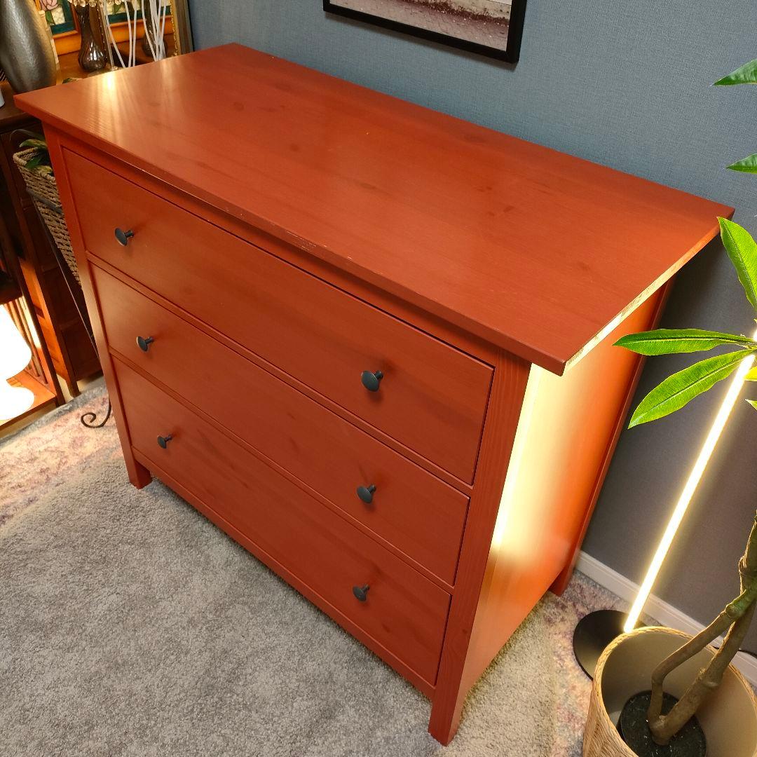 【廃盤色】IKEA HEMNES イケア ヘムネス 3段チェスト