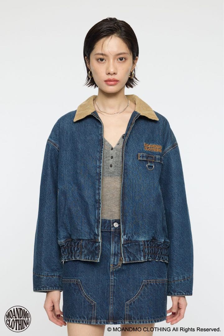 MOUSSY MOANDMO DENIM PADDED ジャケット