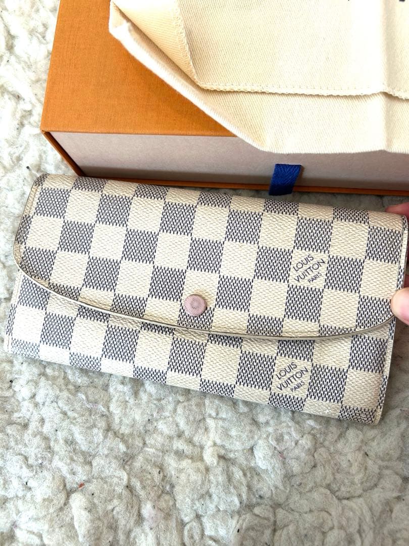 LOUIS VUITTON ダミエ・アズール 長財布