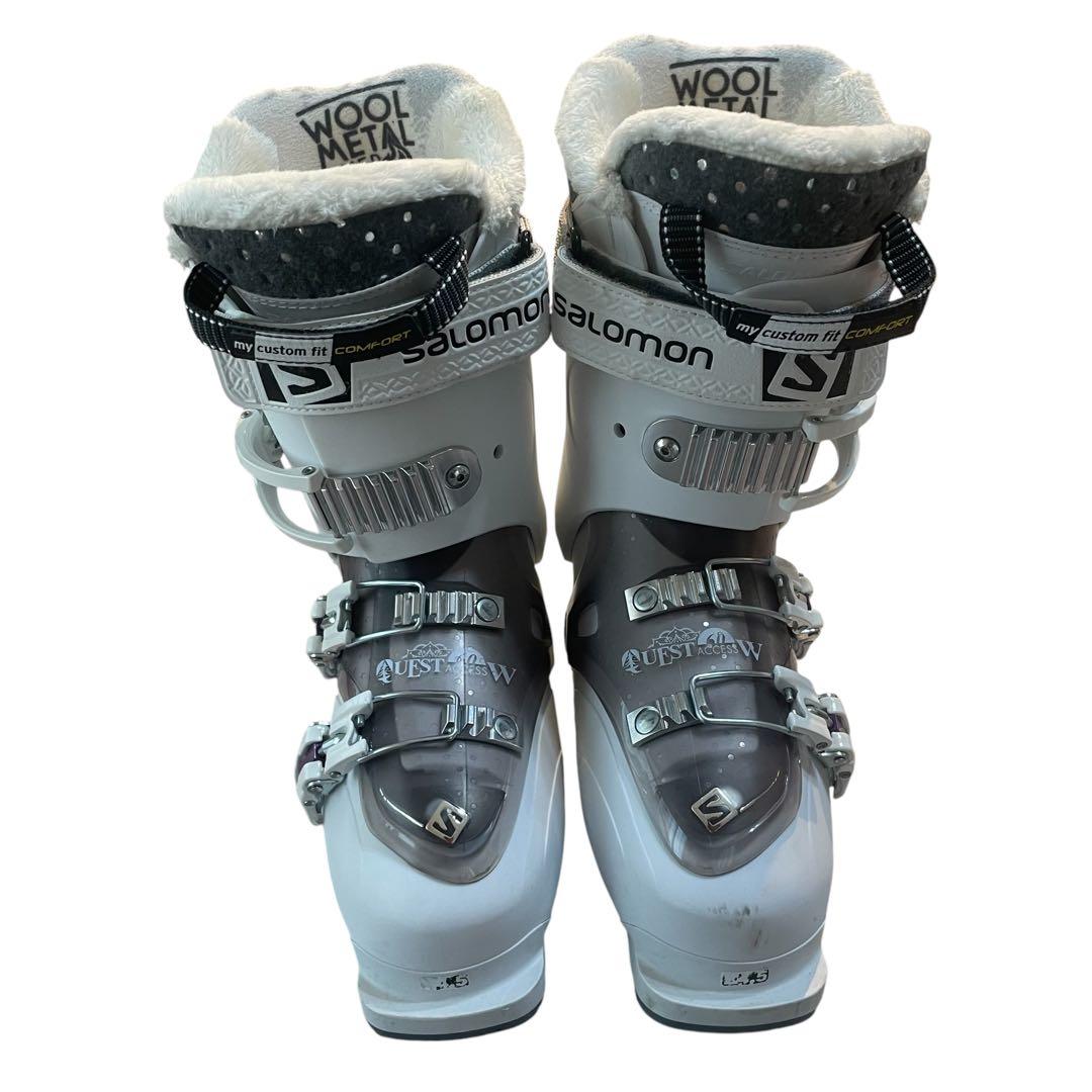 レディース　ACCES60 サロモン/スキーブーツ/24-24.5cm/白