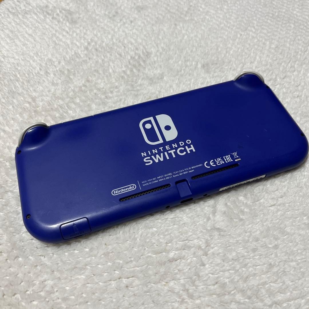 ●ジャンク品● ニンテンドースイッチライト　ブルー　画面に線有り