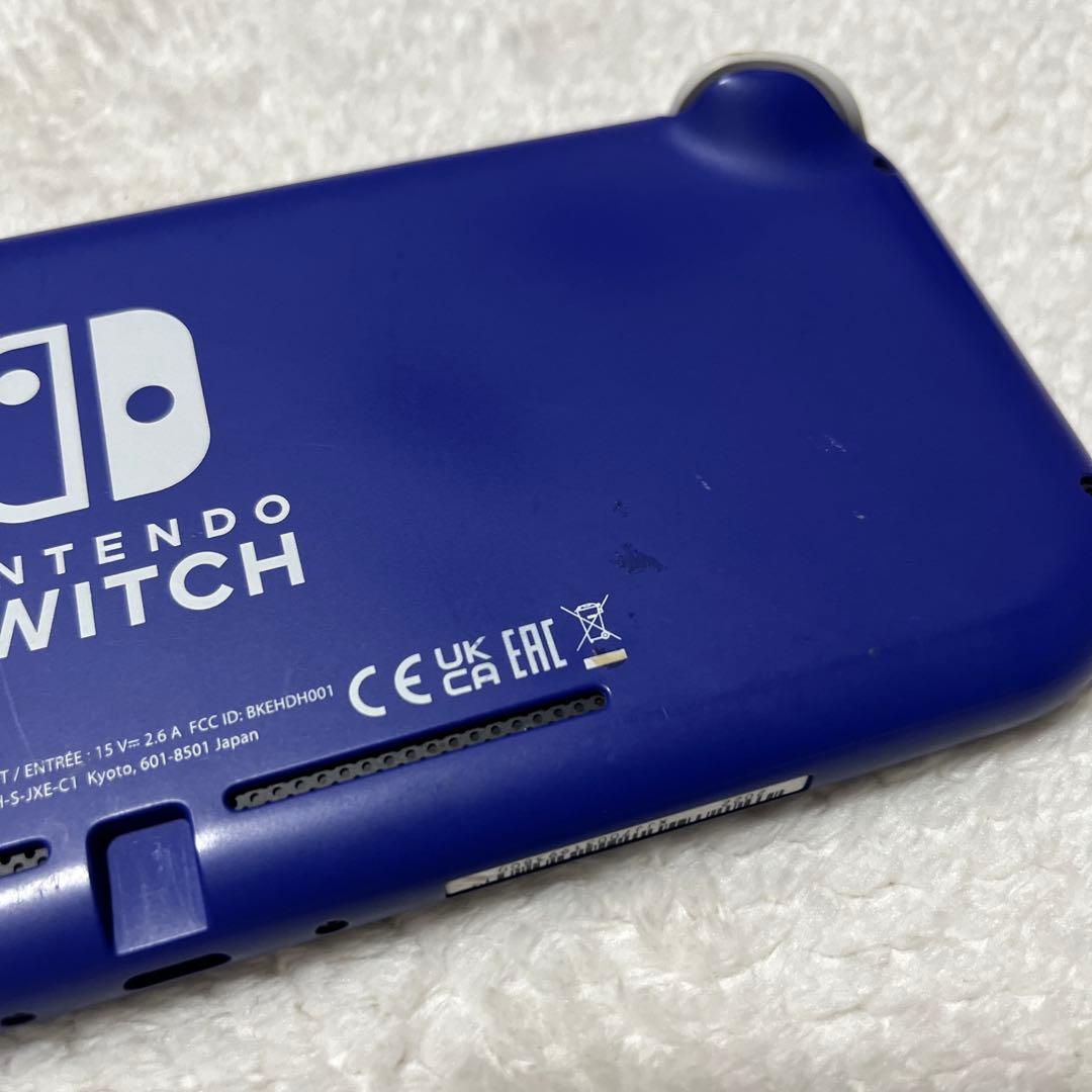 ●ジャンク品● ニンテンドースイッチライト　ブルー　画面に線有り