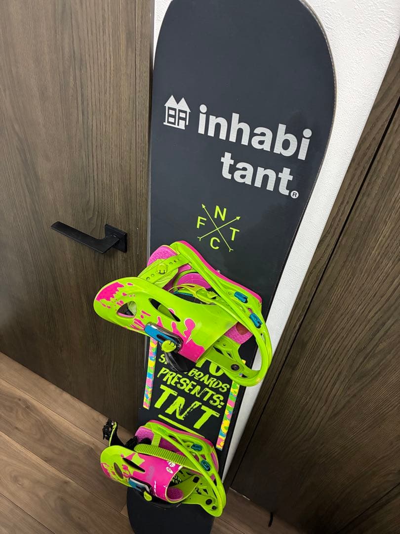 TNT FNTC スノーボードグラトリ板 バインディング　シューズ　3点セット