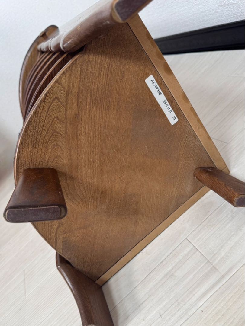 【展示品】カリモクコーナーラック スリッパラック コロニアル i4※