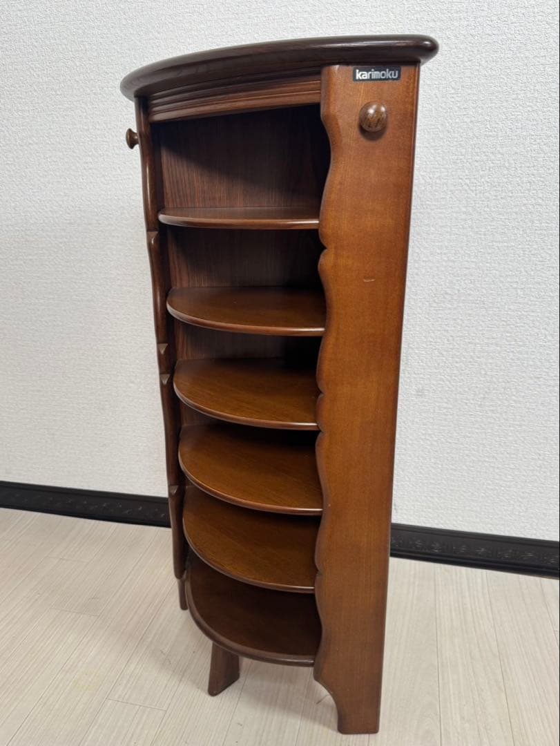 【展示品】カリモクコーナーラック スリッパラック コロニアル i4※