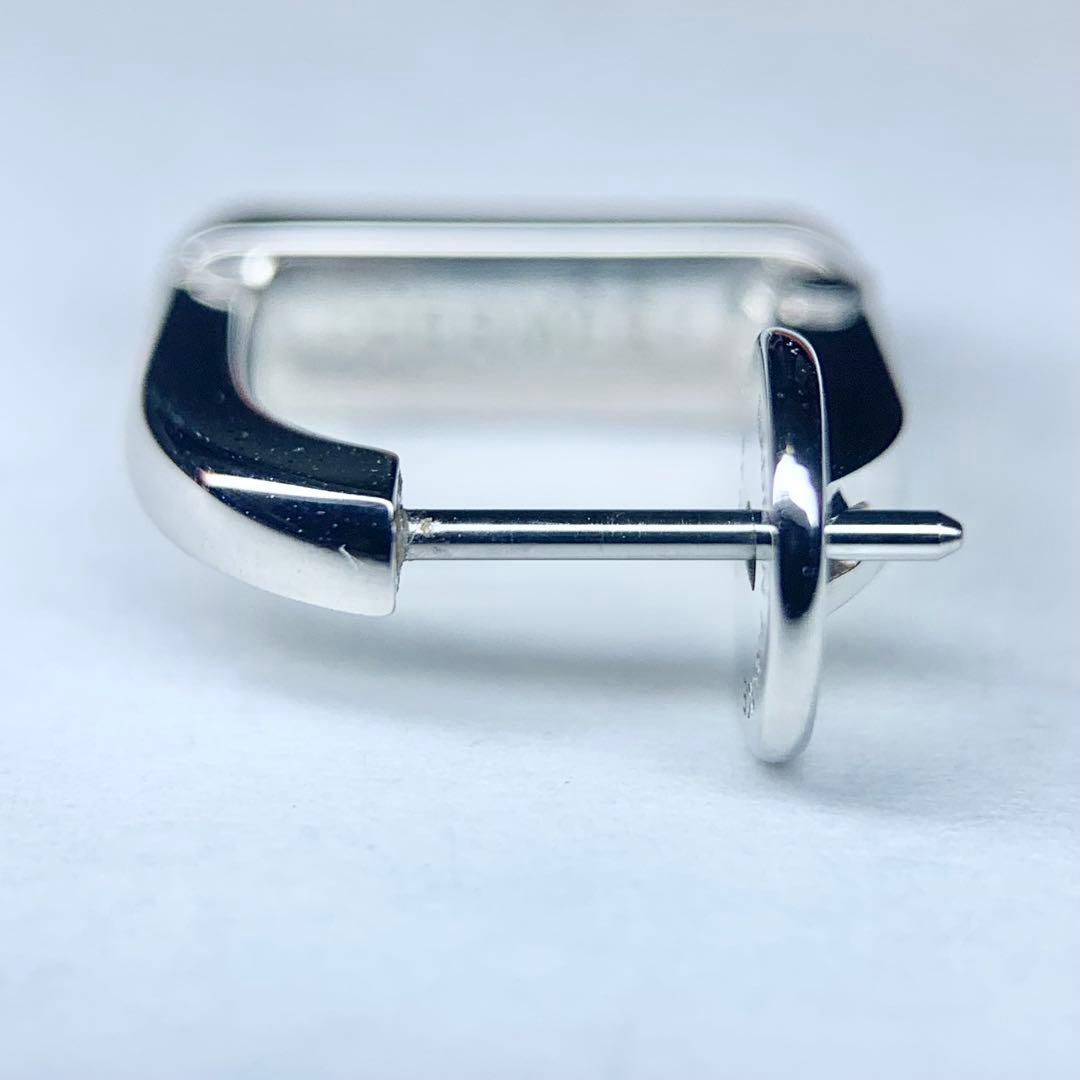 未使用級 HERMES エルメス エトリエ ピアス 片耳用 オレンジ 付属品あり