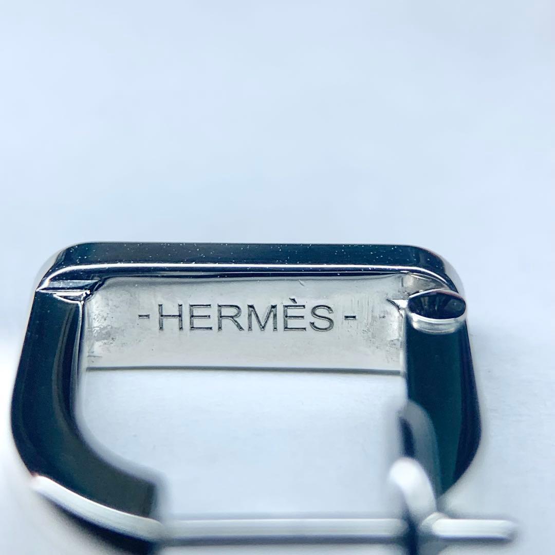 未使用級 HERMES エルメス エトリエ ピアス 片耳用 オレンジ 付属品あり