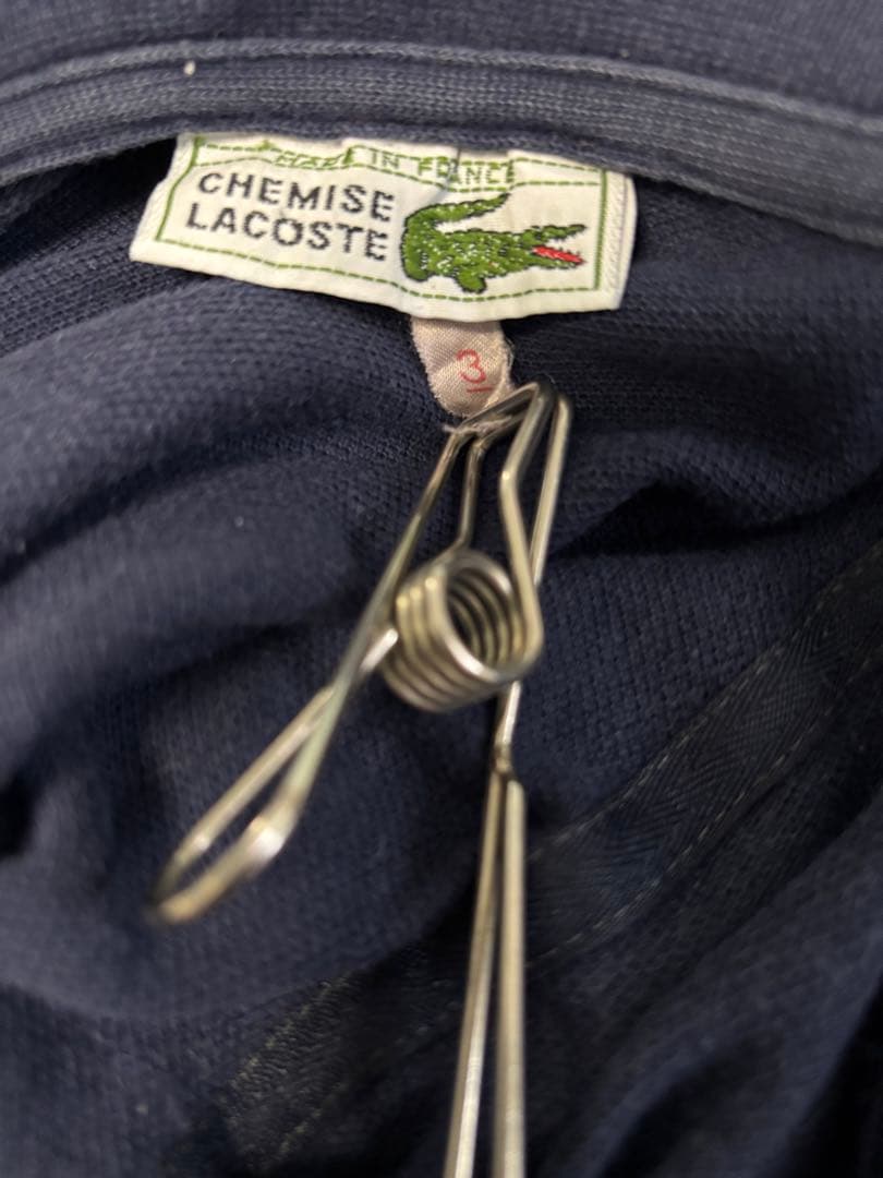 【70'S】CHEMISE LACOSTE VINTAGEフレラコNavy 3