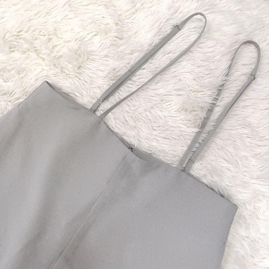 美品♪T.japan ティードットジャパン ストラップパンツ サロペット グレー