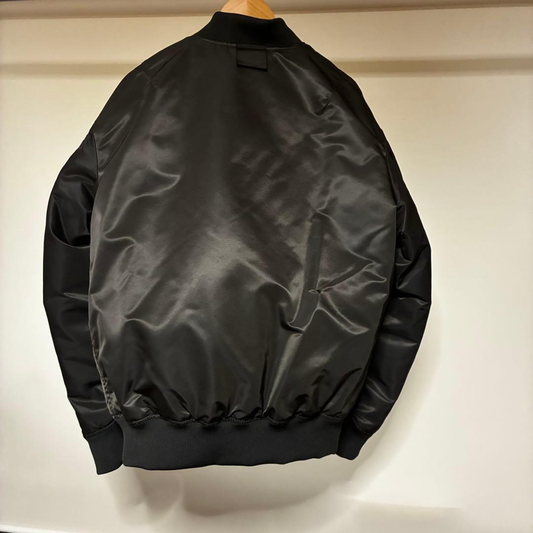 希少美品】UNIQLO +J ハイブリッドダウンオーバーサイズMA-1 グレーL