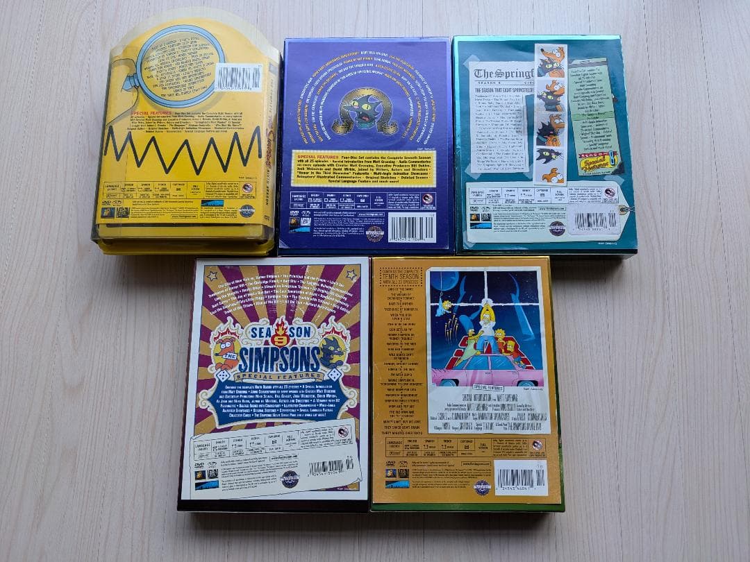 The Simpsons ザ・シンプソンズ 第1-17、20巻 DVD 北米版