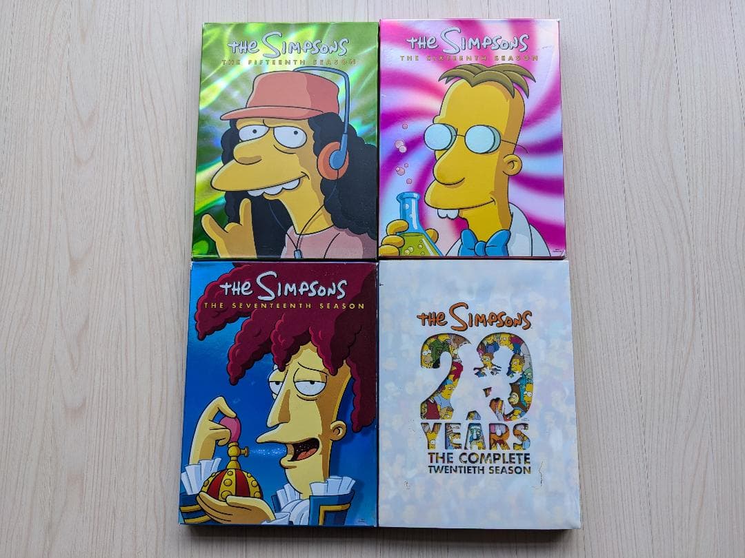 The Simpsons ザ・シンプソンズ 第1-17、20巻 DVD 北米版
