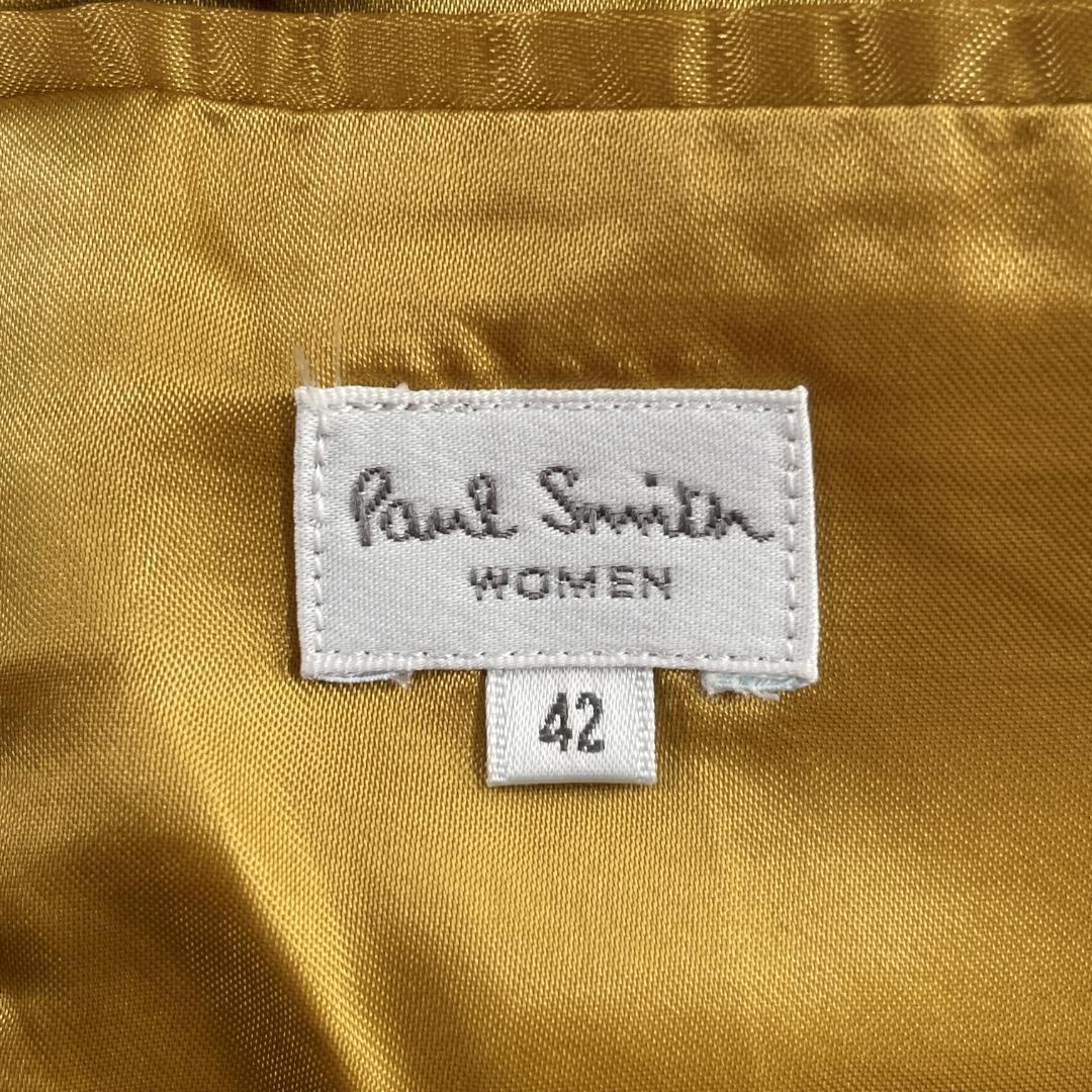 ひ*り様 未使用級✨ Paul Smith ウールコート 42 イタリア生地 ネ