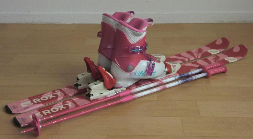 ■■送料無料■ROXY＋Hart■子供用スキーセット■110/21■女の子■■