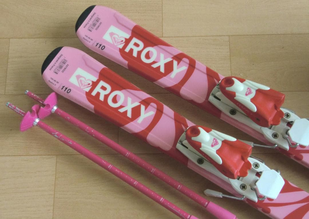 ■■送料無料■ROXY＋Hart■子供用スキーセット■110/21■女の子■■