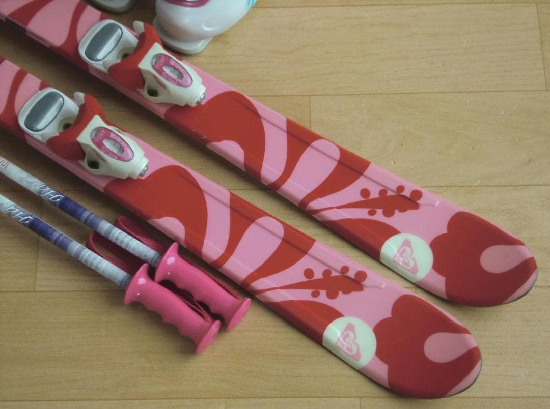 ■■送料無料■ROXY＋Hart■子供用スキーセット■110/21■女の子■■