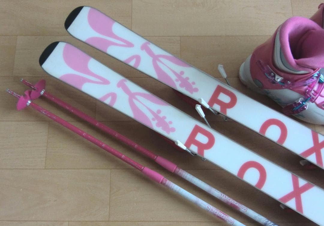 ■■送料無料■ROXY＋Hart■子供用スキーセット■110/21■女の子■■