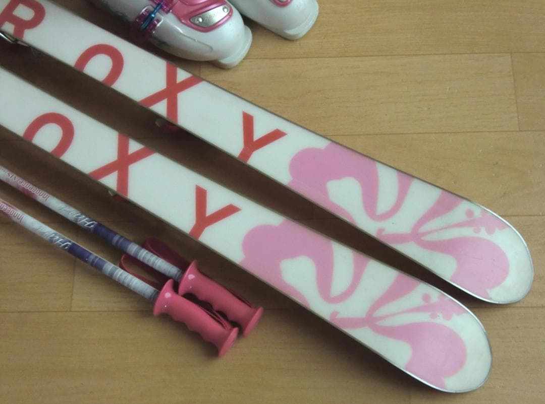 ■■送料無料■ROXY＋Hart■子供用スキーセット■110/21■女の子■■