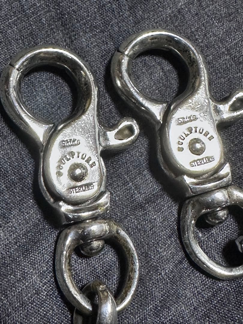 シンズスカルプチャー　オープンリリーウォレットチェーン　12/17 値下げします