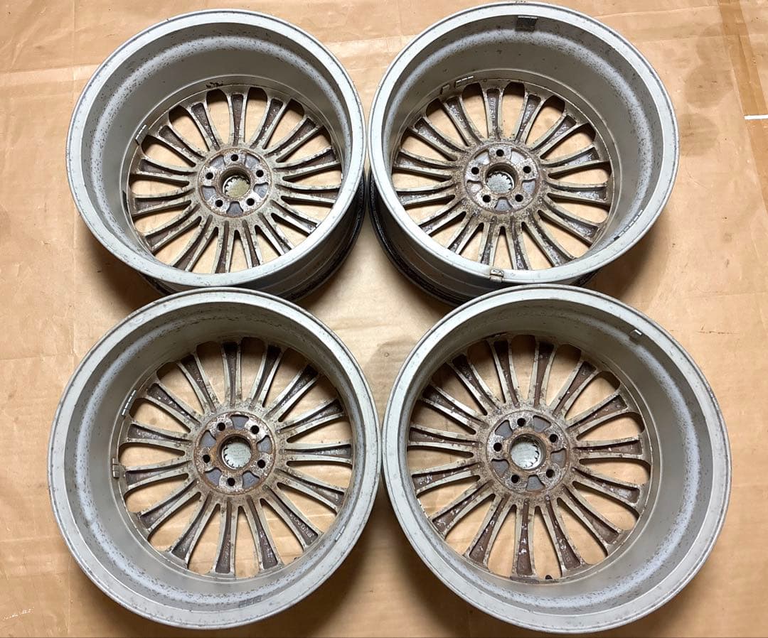 ②レガシィ 純正ホイール 18 7.5J+55 5穴 PCD100 BR9 BM