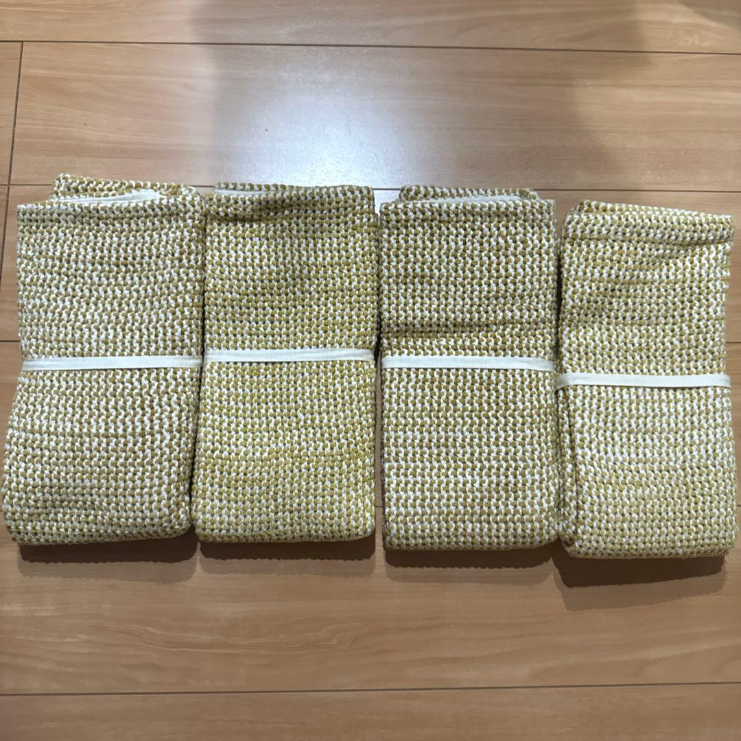 新品未使用 ✮ 無印良品　座布団カバー　4枚セット