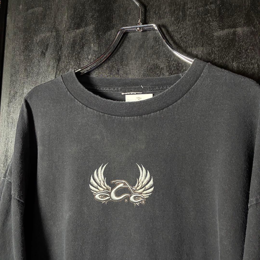 ORANGE COUNTY CHOPPERS ロンT 袖フレイム　チョッパー