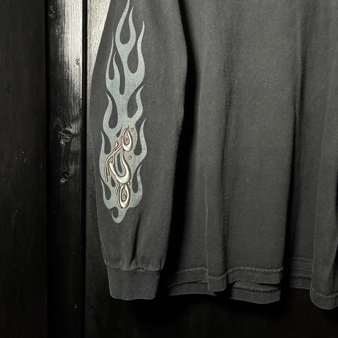 ORANGE COUNTY CHOPPERS ロンT 袖フレイム　チョッパー