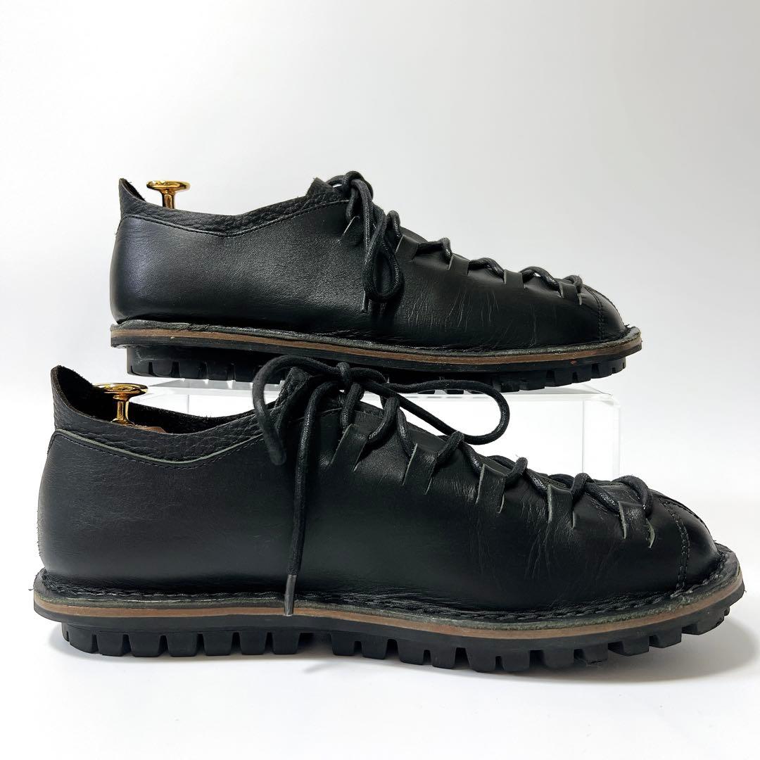 trippen トリッペン レザーシューズ 革靴 レースアップ ブラック