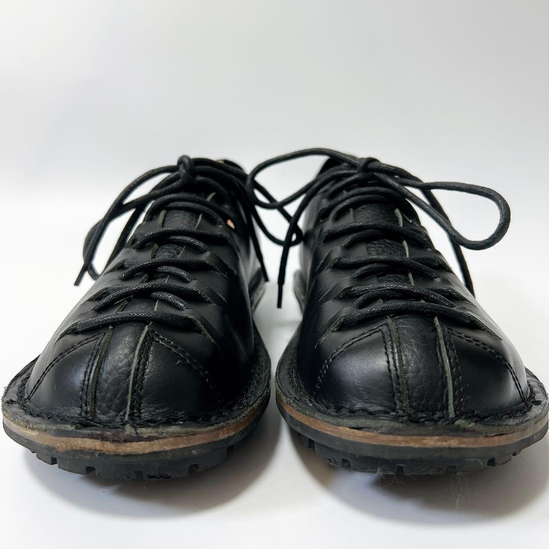 trippen トリッペン レザーシューズ 革靴 レースアップ ブラック