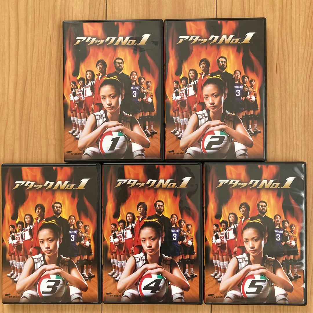 アタックNo.1 DVD-BOX〈6枚組〉　帯特典DISC付き　国内正規品
