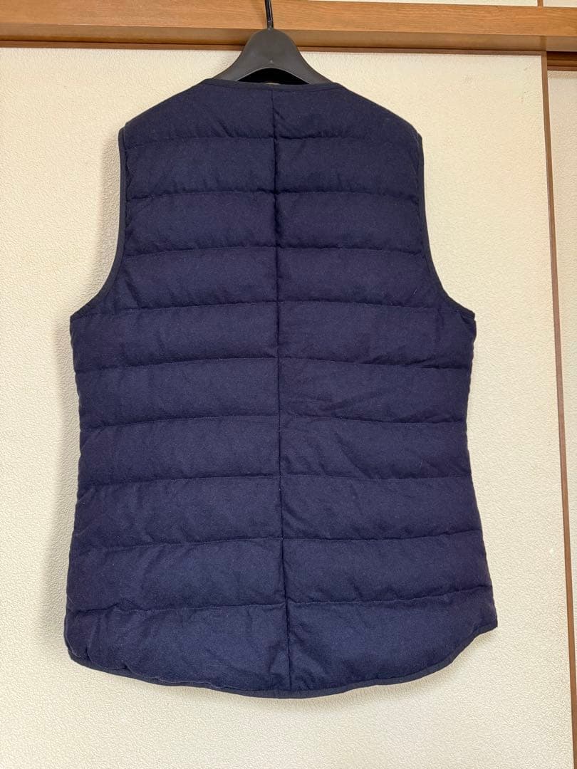 tatras タトラス ネイビー ダウン ベスト XL 軽量 防寒 薄手