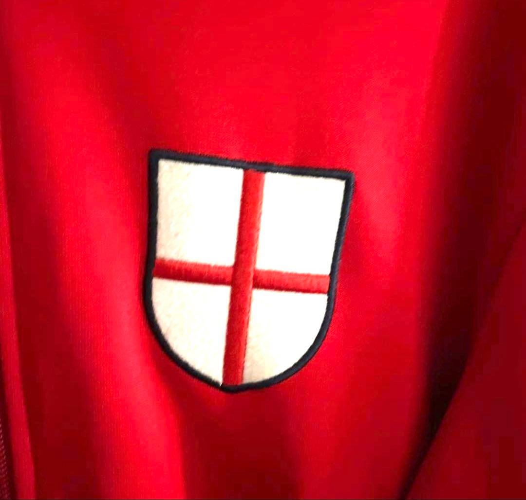 美品‼️adidas 希少❗️イングランド⭐️ジャージ オシャレなレッド✨