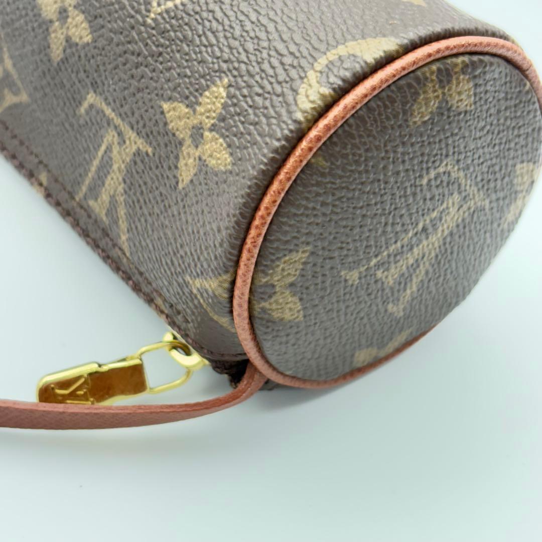 ルイヴィトン パピヨン ポーチ モノグラム ブラウン 0327-S5734t