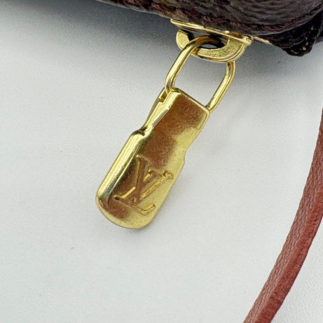 ルイヴィトン パピヨン ポーチ モノグラム ブラウン 0327-S5734t