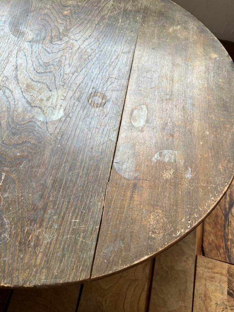 ちゃぶ台　木製　折りたたみ　レトロ