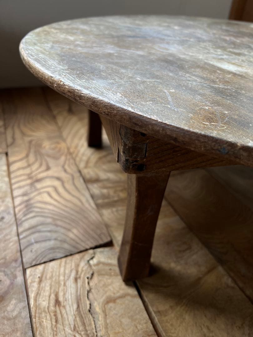 ちゃぶ台　木製　折りたたみ　レトロ