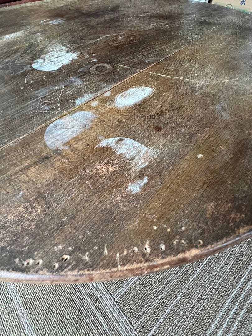 ちゃぶ台　木製　折りたたみ　レトロ