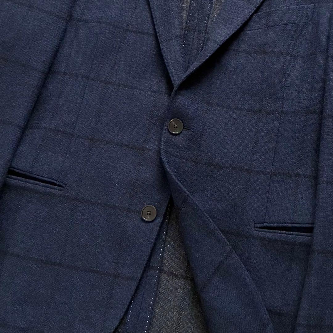 極美品 BOGLIOLI テーラードジャケット DOVER アンゴラ混ウール50