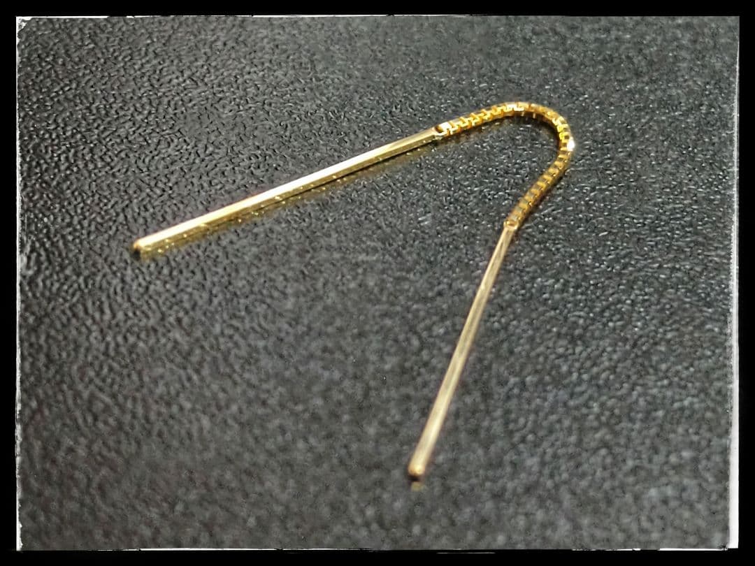 セール DARIUS メンズ ピアス ベネチアン K18 片側 国産 18金 ③