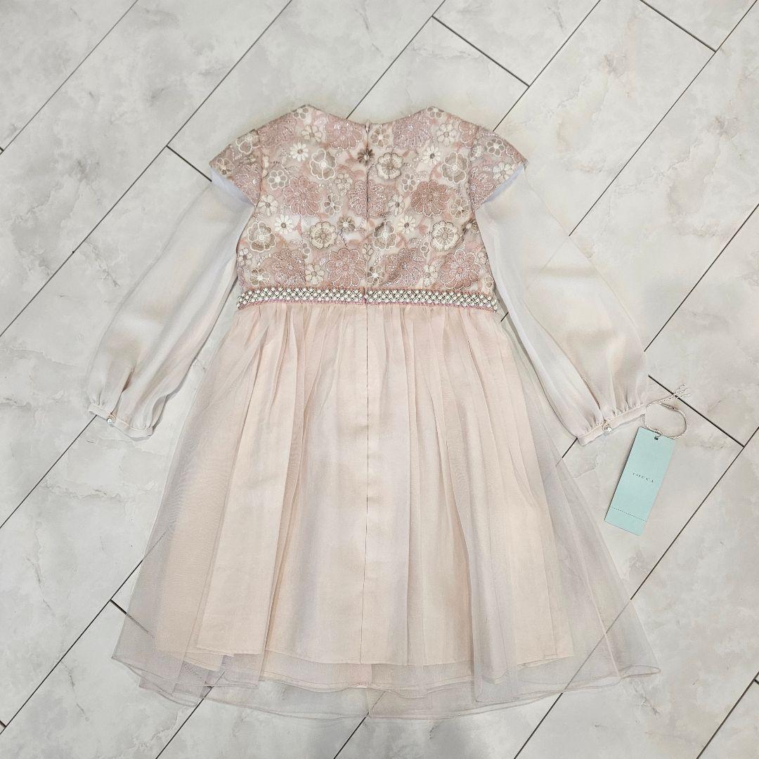 専用♡TOCCA トッカ 110 長袖 ドレス レース パール ピンク