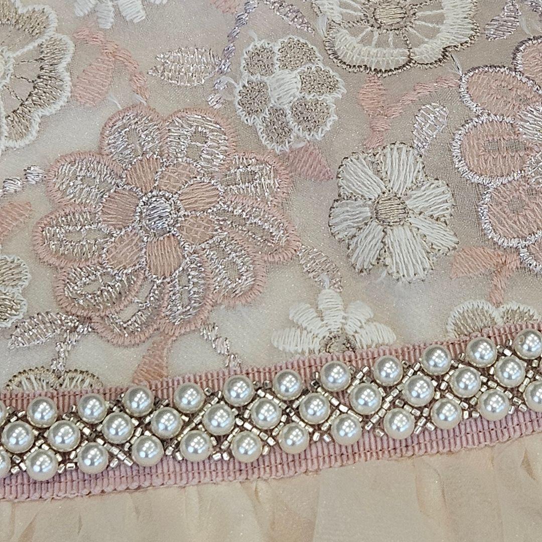 専用♡TOCCA トッカ 110 長袖 ドレス レース パール ピンク