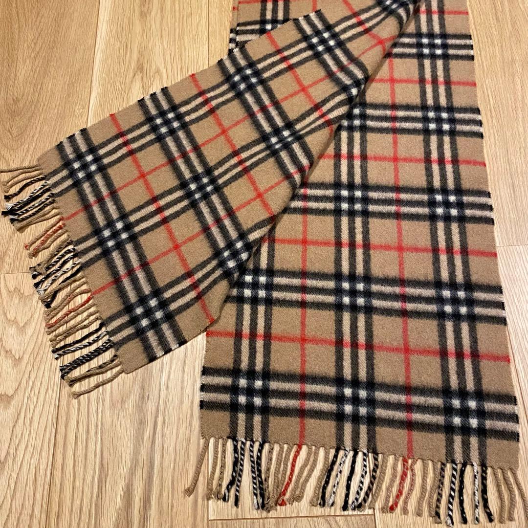 Burberrys バーバリー　カシミヤ100% マフラー ノバチェック
