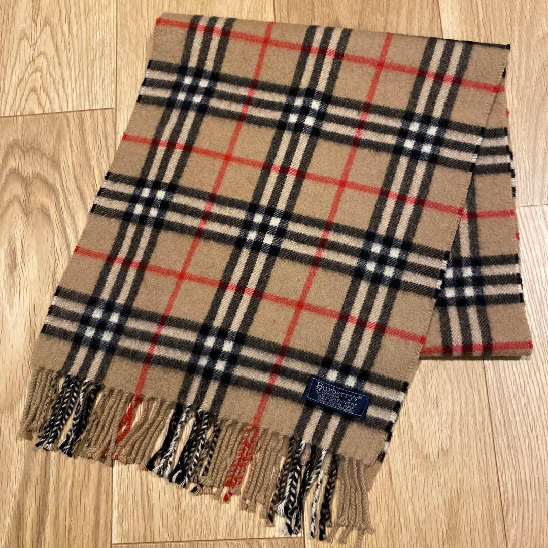Burberrys バーバリー　カシミヤ100% マフラー ノバチェック