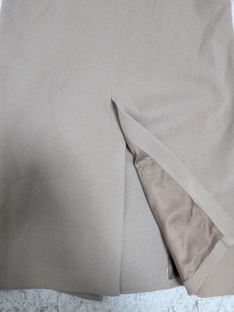 みーこ様　スローブイエナ ECO WOOL ダブルブレストコート 36 ベージュ