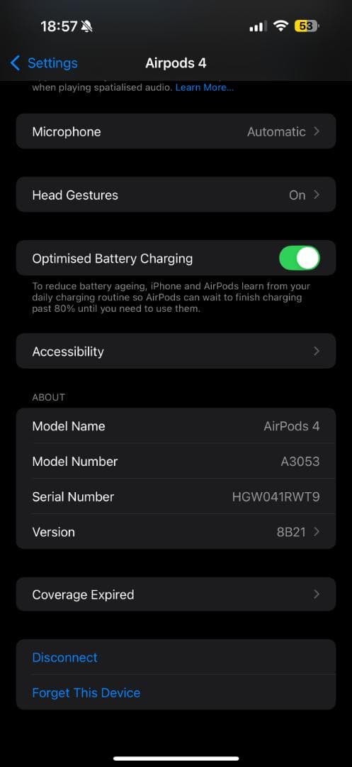Apple AirPods（第4世代）本体 ケース付き