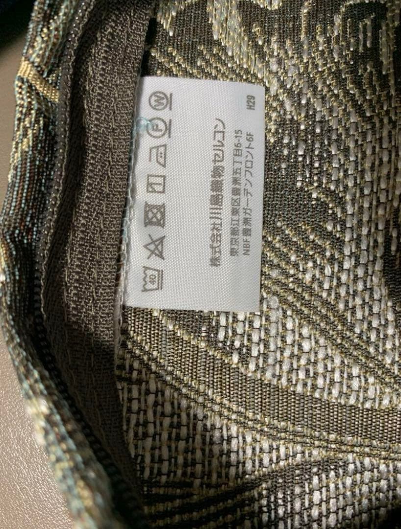 川島織物ハニーサクル2枚　モリスデザインスタジオ　クッションカバー新品45×45