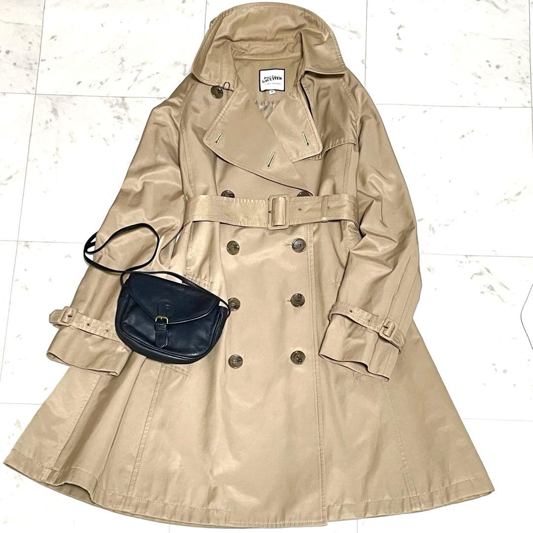 極美品 クリーニング済み✨ジャンポールゴルチェ トレンチコート ベージュ系38