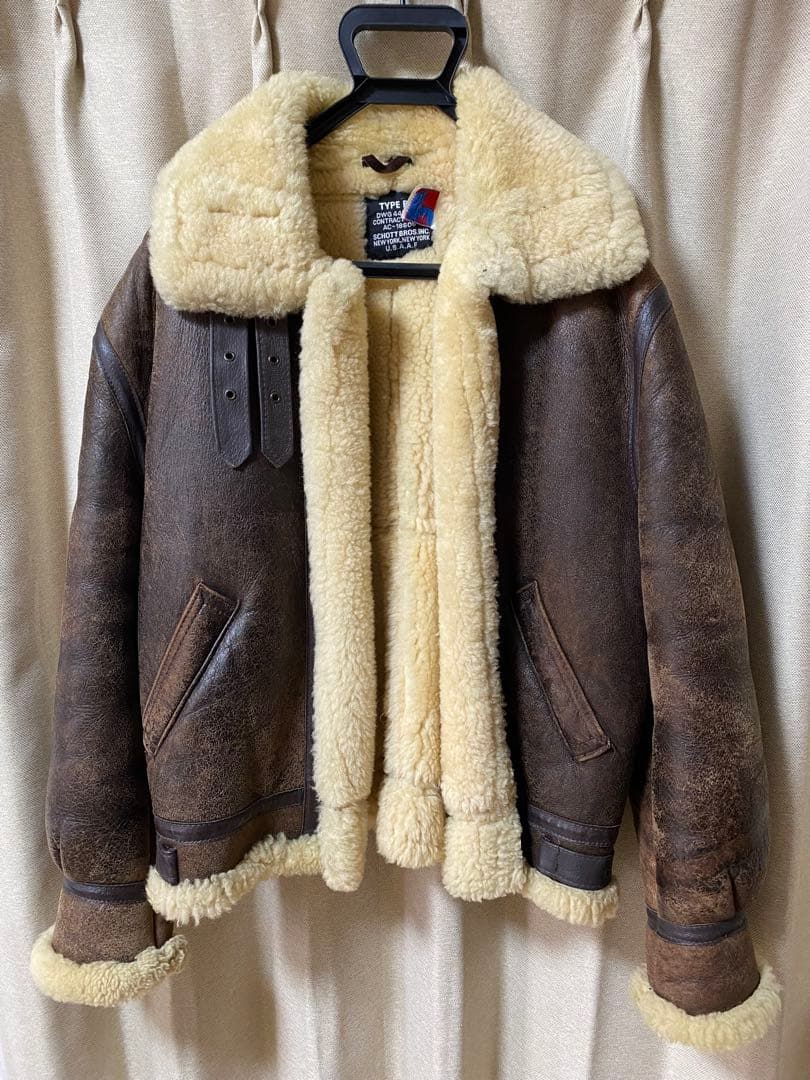 Schott TYPE B-3 ジャケット 42 ブラウン