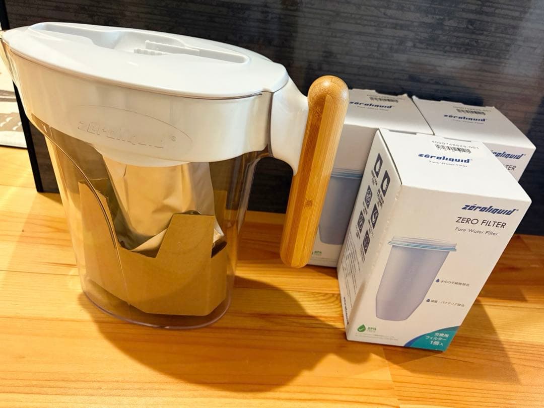 災害時にも役立つゼロピッチャー　浄水